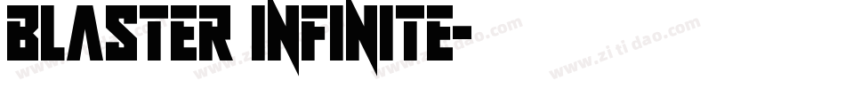 Blaster Infinite字体转换